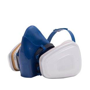 Dexter Halfgelaatsmasker A1p2 R - Wit En Blauw - Eén Maat - En140:1998