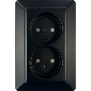 Sencys Wandschakelaar Ottawa - Mat-zwart - Inbouw