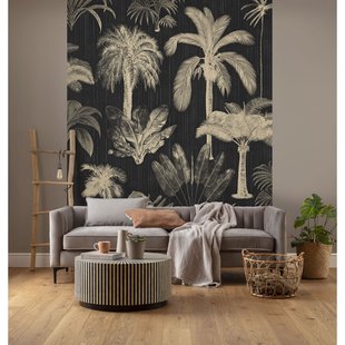 Komar Fotobehang En Détail - Zwart - 2,50m X 200cm