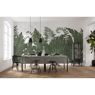 Komar Fotobehang Botanic Harmony - Groen - 2,50m X 500cm