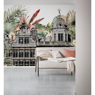 Komar Fotobehang Tropical Palace - Meerkleurig - 2,50m X 300cm