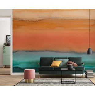 Komar Fotobehang Risveglio - Oranje - 2,50m X 300cm