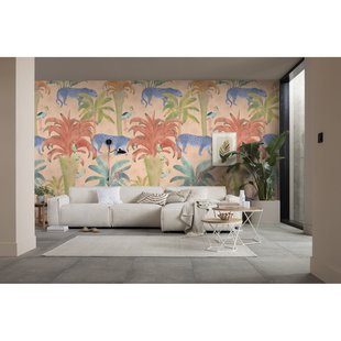 Komar Fotobehang Safari Pattern - Meerkleurig - 2,50m X 300cm