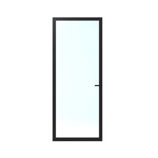 Cando Binnendeur Elegant Original Ac01 - Grafietzwart - Gelakt - Stomp - Links - 93x231,5cm