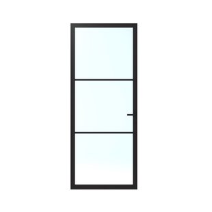 Cando Binnendeur Elegant Original Ac02 - Grafietzwart - Gelakt - Opdek - Rechts - 83x201,5cm