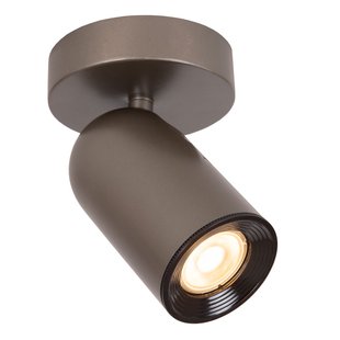 Lucide Plafondspot Punch - Grijs - Gu10