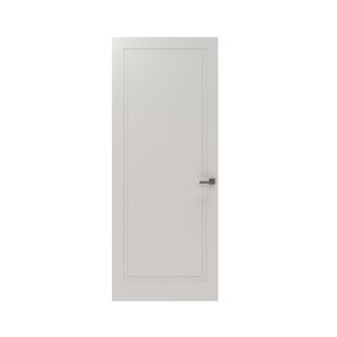 Cando Binnendeur Edge Modern Ba01 - Zuiver Wit - Gelakt - Stomp - Links - 88x211,5cm