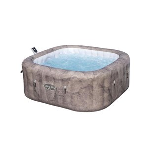 Bestway Spa Lay-z Rome Energysense Airjet - Grijs - 6 Personen - 180x71 Cm