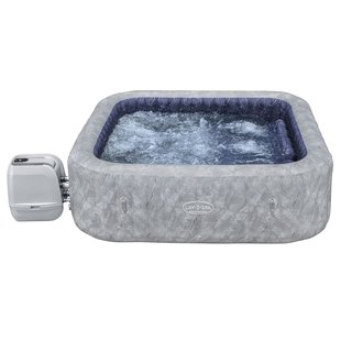 Bestway Spa Lay-z San Francisco Hydrojet Pro 7 - Grijs Marmer - 7 Personen - 230x230x71 Cm