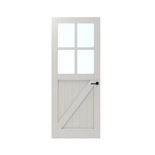 Cando Binnendeur Panel Barn 2c03 - Wit - Gegrond - Stomp - 68x201,5cm