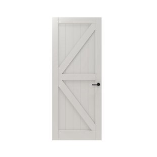 Cando Binnendeur Panel Barn 2a07 - Wit - Gegrond - Stomp - 88x211,5cm