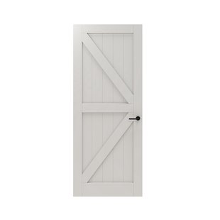 Cando Binnendeur Panel Barn 2a08 - Wit - Gegrond - Stomp - 83x211,5cm