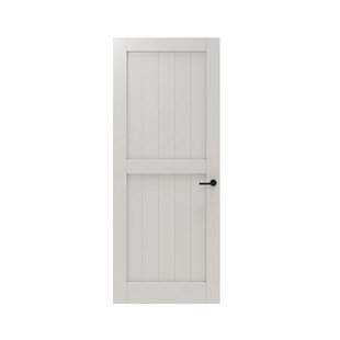 Cando Binnendeur Panel Barn 2a02 - Wit - Gegrond - Opdek - Rechts - 63x211,5cm