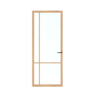 Cando Binnendeur Schuifdeur Elegant Original Cc06 - Wit Eiken - Gelakt - Stomp - 83x211,5cm