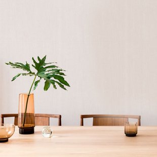 Decomode Vliesbehang Pure Lines - Gebroken Wit - 10m X 52cm