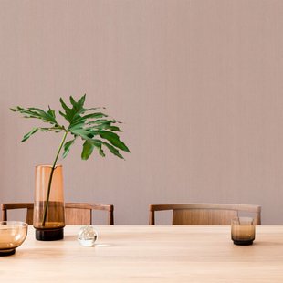 Decomode Vliesbehang Pure Lines - Warm Roze - 10m X 52cm