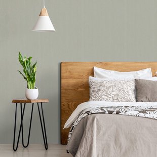 Decomode Vliesbehang Pure Lines - Saliegroen - 10m X 52cm