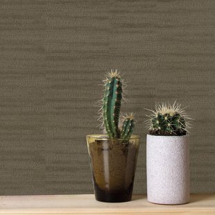 Vliesbehang Jacquard Lines - Bruin - 10,05 M X 52 Cm