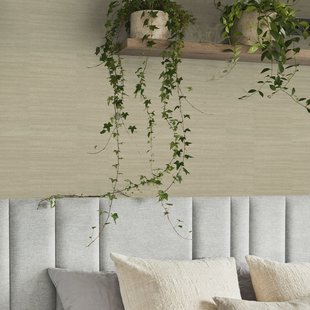 Vliesbehang Jacquard Lijnen - Goud - 10,05m X 52cm
