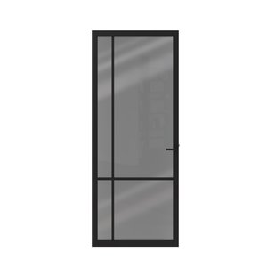 Cando Binnendeur Elegant Original 1e06 - Grafietzwart - Gegrond - Stomp - 83x201,5cm