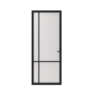 Cando Binnendeur Elegant Original 1d06 - Grafietzwart - Gegrond - Stomp - 93x201,5cm