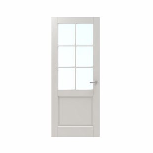 Cando Binnendeur Panel Classic 2b01 - Wit - Gegrond - Opdek - Rechts - 63x231,5cm