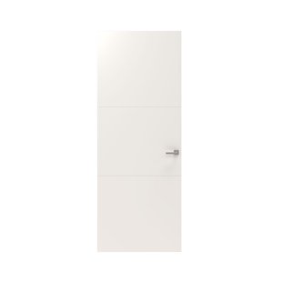 Cando Binnendeur Schuifdeur Cover Original Ea02 - Intense Mat White - Gelakt - Stomp - 73x211,5cm