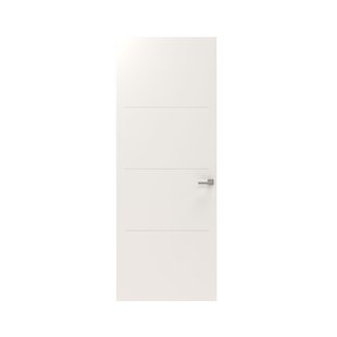 Cando Binnendeur Cover Original Ea05 - Intense Mat White - Gelakt - Opdek - Rechts - 88x231,5cm