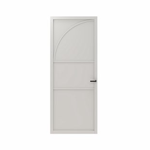 Cando Binnendeur Elegant Flow 2a04 - Wit - Gegrond - Opdek - Rechts - 93x231,5cm