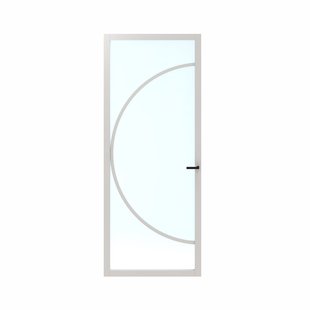 Cando Binnendeur Elegant Flow 2c03 - Wit - Gegrond - Stomp - 83x231,5cm