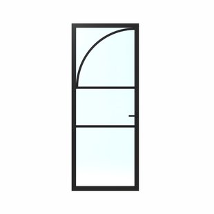 Cando Binnendeur Schuifdeur Elegant Flow Ac04 - Grafietzwart - Gelakt - Stomp - 83x211,5cm