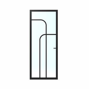 Cando Binnendeur Schuifdeur Elegant Flow Ac05 - Grafietzwart - Gelakt - Stomp - 93x211,5cm