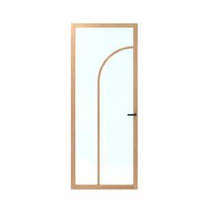 Cando Binnendeur Elegant Flow Cc02 - Licht Eiken - Gelakt - Stomp - Links - 93x231,5cm