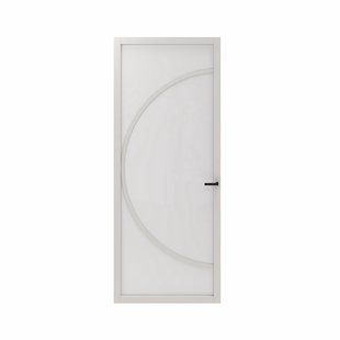 Cando Binnendeur Elegant Flow 2d03 - Wit - Gegrond - Stomp - 83x211,5cm