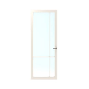 Cando Binnendeur Cover Glass Bc04 - White Lion - Gelakt - Stomp - Links - 83x211,5cm