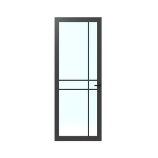 Cando Binnendeur Schuifdeur Cover Glass Fc05 - Basalt Grey - Gelakt - Stomp - 88x231,5cm