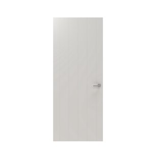 Cando Binnendeur Board Line 2a02 - Wit - Gegrond - Opdek - Rechts - 93x211,5cm