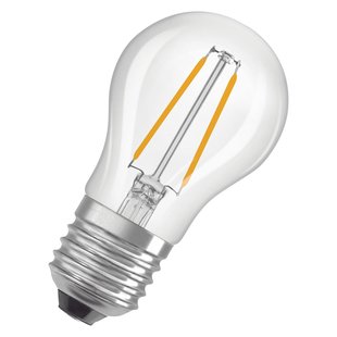 Osram Ledfilamentlamp Peertje Retrofit Classic P - D4,5cm - Warm Wit - E27 - 1,8w