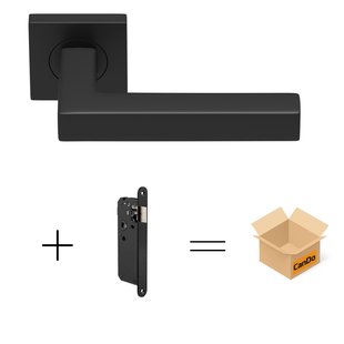 Cando Beslag En Sluitwerk Pakket Hsp 905 Box - 16 Reg+ Loopslot - Zwart