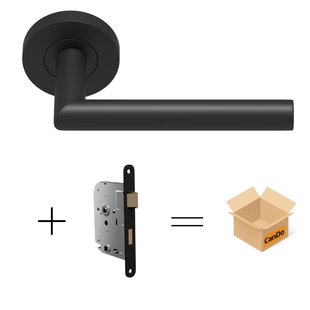 Cando Beslag En Sluitwerk Pakket Hsp 907 Sphere - 19 Reg+ Loopslot - Zwart