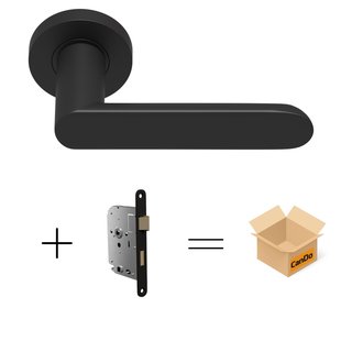 Cando Beslag En Sluitwerk Pakket Hsp 911 Curve - 24+ Loopslot - Zwart