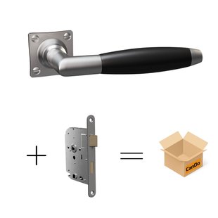 Cando Beslag En Sluitwerk Pakket Hsp 913 Amsterdam+ Loopslot - Geborsteld Nikkel