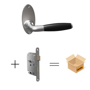 Cando Beslag En Sluitwerk Pakket Hsp 914 Zaltbommel+ Loopslot - Geborsteld Nikkel