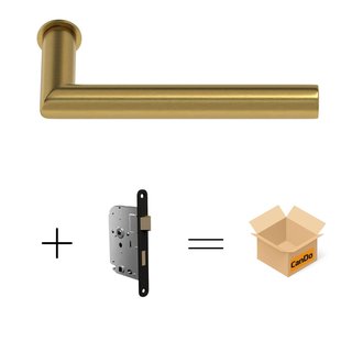 Cando Beslag En Sluitwerk Pakket Hsp 106 Sphere - 19 Min + Loopslot - Mat Messing