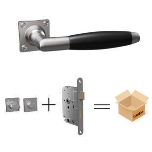 Cando Beslag En Sluitwerk Pakket Hsp 1113 Amsterdam - Toil+slot - Geborsteld Nikkel