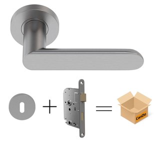 Cando Beslag En Sluitwerk Pakket Hsp 1212 Curve - 24+ Sleutelrozet+klav - Rvs
