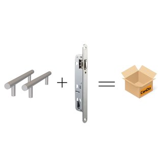 Cando Beslag En Sluitwerk Pakket Hsp 412 Sphere Gr - 19x300+rolslot - Rvs