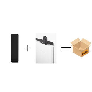 Cando Beslag En Sluitwerk Pakket Hsp 510 Schuifkom Box+area Schuif - Zwart