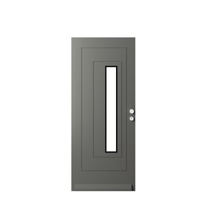 Cando Glasset Voordeur Ml811 - Matblock Zwarte Bies Hr++ - 88x211,5cm