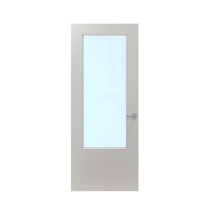 Cando Binnendeur Board Basic Bb01 - Zuiver Wit - Gelakt - Opdek - Links - 93x201,5cm